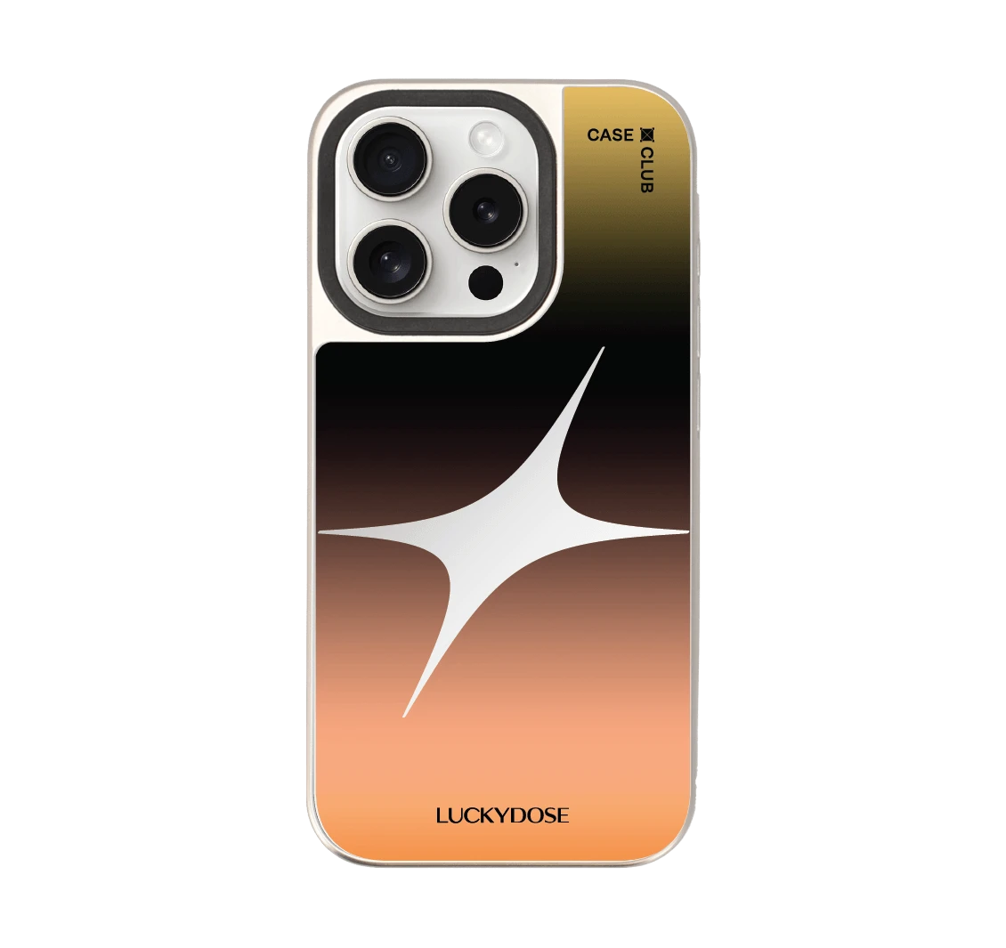 เคสกระจก iphone 15 pro magsafe luckydose สีมงคลวันพุธ (กลางวัน)